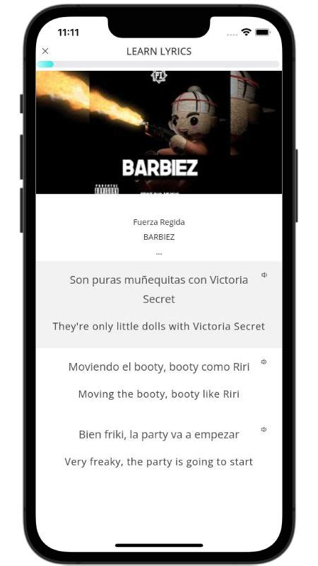 barbie lyrics fuerza regida english|barbiez en ingles.